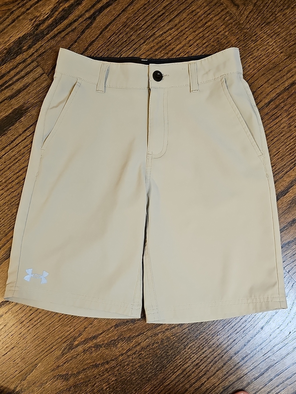 Under Armour Boy's Light Khaki Hybrid Performance Shorts